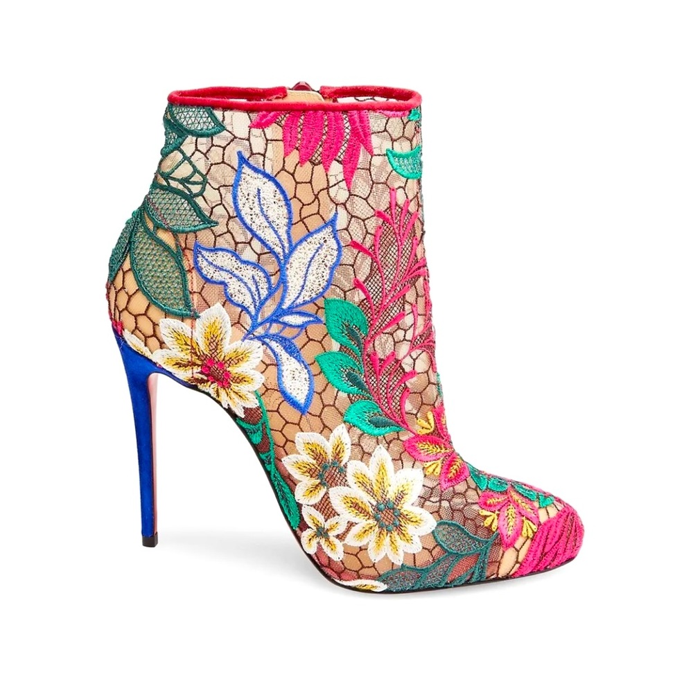 Christian Louboutin Miss Tennis Floral Rete 100 EXCELLENT